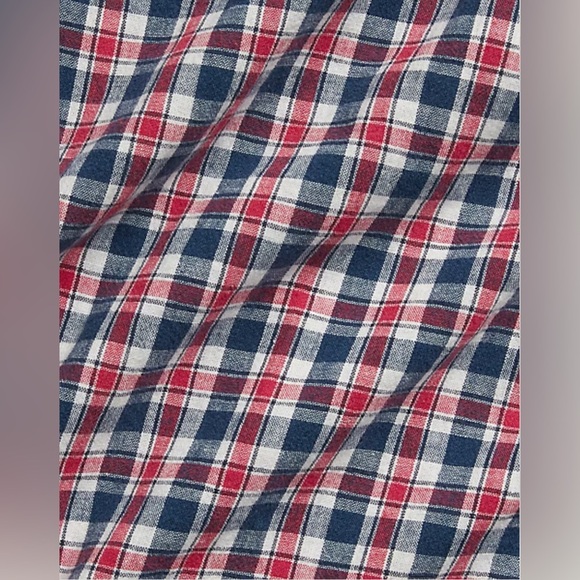 Polo Country Ralph Lauren Men’s Large Classic Fit Indigo Plaid Camp Shirt Casual - Picture 16 of 16